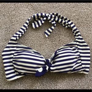 Boden Swim top navy white 6